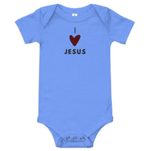 Load image into Gallery viewer, Baby “I love Jesus” Short Sleeve One Piece
